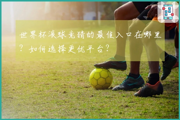 世界杯滚球竞猜的最佳入口在哪里？如何选择更优平台？